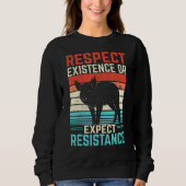 Bestehen oder zu erwartende Resistenz beachten Sweatshirt (Vorderseite)