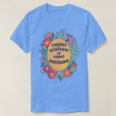 Bestehen oder zu erwartende Resistenz beachten T-Shirt (Design vorne)