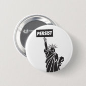 Bestehen Sie für Freiheitsknopf-Abzeichen fort Button (Vorne & Hinten)