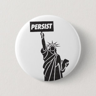 Bestehen Sie für Freiheitsknopf-Abzeichen fort Button