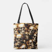 BESTEHENDE LITE Gold Skulls Tasche (Rückseite)