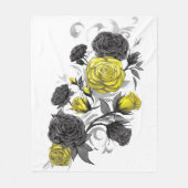 Bestehende Rose Fleecedecke (Vorderseite)