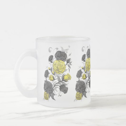Bestehende Rose Mattglastasse (Links)