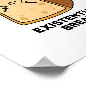 Bestehendes Brot Funny Bread Pun Poster (Ecke)