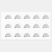 Besteht. Beharrt. Widerstehen! Etiketten (Blatt)