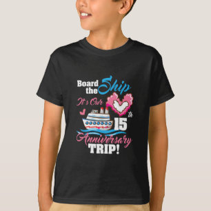 Besteige das Schiff, es ist unsere 15. Jubiläumsre T-Shirt