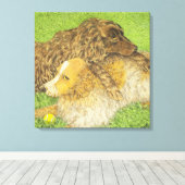 Besteigung Leinwanddruck (Insitu (Holzboden))