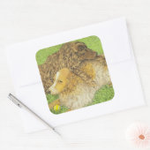 Besteigung Quadratischer Aufkleber (Umschlag)