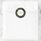 Bestellen DANK Sie Custom Candycanes Xmas Urlaub Runder Aufkleber (Tasche)