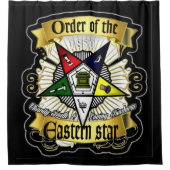 Bestellen oder Duschvorhang mit Oststern (Vorderseite)