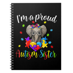 Bestellen Sie dieses Elephant Autismus Awareness-K Notizblock
