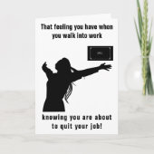 Bestellen Sie Ihren Job für Frauen Karte (Vorderseite)