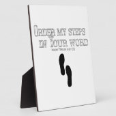 Bestellen Sie meine Schritte Fotoplatte (Seite)