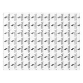 Bestellen Sie meine Schritte gemustert Tischdecke (Vorderseite (Horizontal))