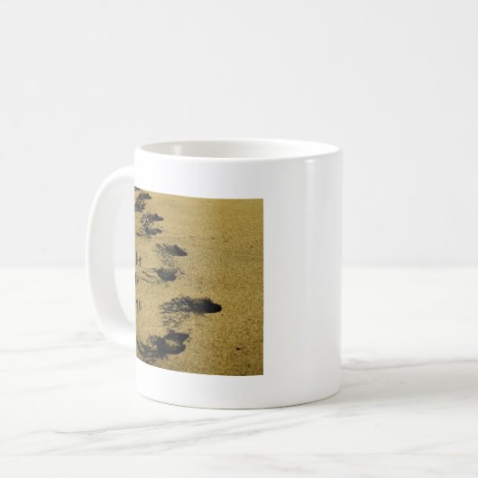 Bestellen Sie meine Schritte Kaffeetasse (Vorderseite Links)