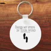 Bestellen Sie meine Schritte Schlüsselanhänger (Vorderseite)