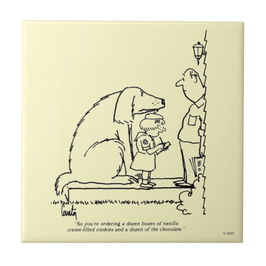 Bestellenplätzchen Fliese (Vorderseite)