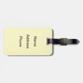 Bestellenplätzchen Gepäckanhänger (Rückseite horizontal)
