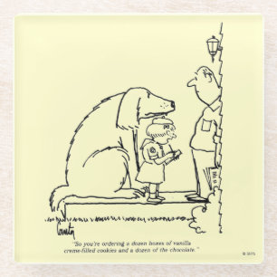 Bestellenplätzchen Glasuntersetzer