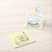 Bestellenplätzchen Rechteckiger Pappuntersetzer (Vor Ort)