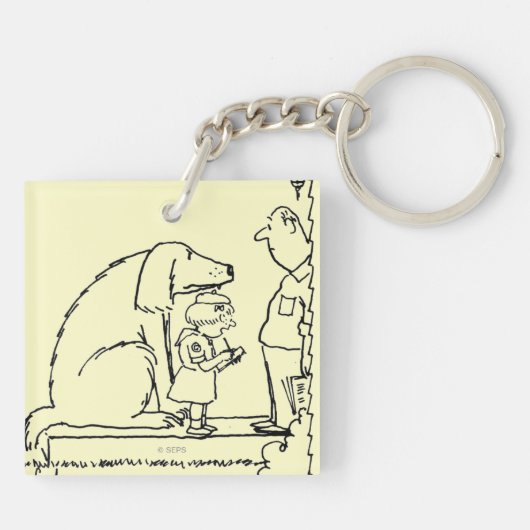 Bestellenplätzchen Schlüsselanhänger (Rückseite)