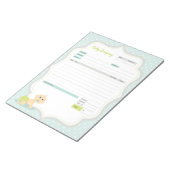 Bestellformular für Baby Theme und Anmerkungen Notizblock (angewinkelt)