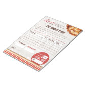 Bestellformular für Bäckereien Notizblock (angewinkelt)