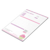 Bestellformular für die Backwaren-Bestellung oder  Notizblock (angewinkelt)