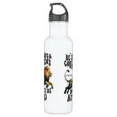 Bestelling #1 Sei stark Joshua 1:9 Bibelverse Edelstahlflasche (Rückseite)