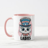 Bestelling Cat Lady for Kamala in Uncle Sam Tasse (Links)