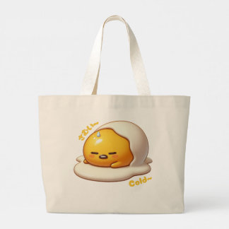 Bestelling gudetama egg lustig #1 jumbo stoffbeutel