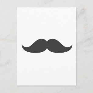 Bestelling Mustache Gift Stach Humor Stachin Fun Postkarte