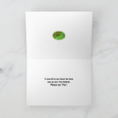 Bestellkarte für den Gelben Jackenring Einladung (Innenseite)