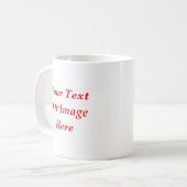 Bestellte Gewohnheit voraus Kaffeetasse (Vorderseite Links)
