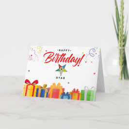 Bestellung der Eastern Star Geburtstagskarte für O Dankeskarte