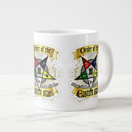 Bestellung oder Oststern Jumbo-Tasse (Vorderseite Rechts)