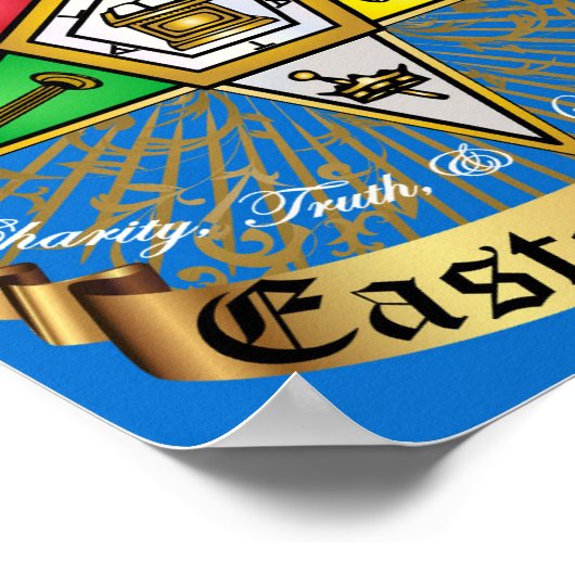 Bestellung oder Oststern Poster (Ecke)