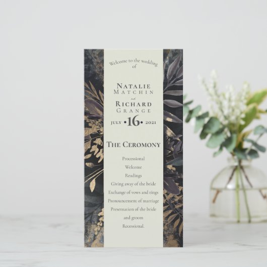 Bestellung, Programm Slate & Gray vergoldet (Stehend Vorderseite)