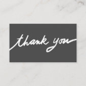 Bestellung Vielen Dank Custom Script QR Code Sozia Visitenkarte (Vorderseite)