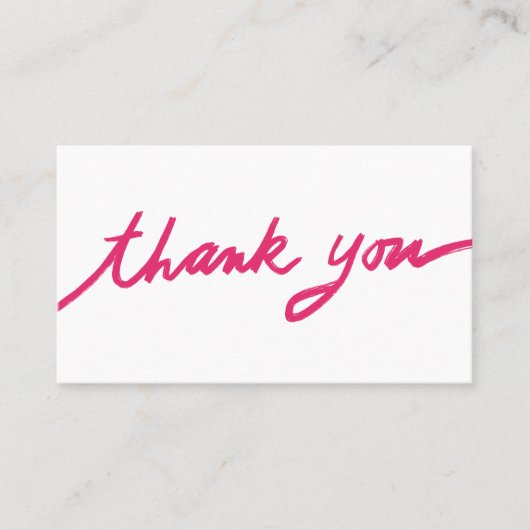 Bestellung Vielen Dank Custom Script QR Code Sozia Visitenkarte (Vorderseite)