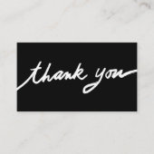 Bestellung Vielen Dank Custom Script QR Code Sozia Visitenkarte (Vorderseite)