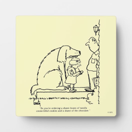 Bestellung von Cookies Fotoplatte (Vorderseite)