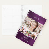 Bestellung von lila Fotos 2026 Planer (Anzeige)