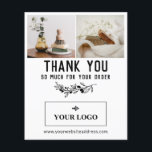 Bestellung von Logos und Fotos für Vintage Berry B Flyer<br><div class="desc">Vielen Dank für Ihre Bestellung Einsteckkarte für die Produkte, die Sie an Ihre Kunden senden. Kleine Unternehmen danke Ihnen Karten in weiß personalisiert mit Ihrem Logo und zwei Fotos Ihres Produkts. Fügen Sie einen Discount-Code, Social Media und zusätzliche Informationen auf der Rückseite hinzu. Vintage inspirierte kleine Visitenkarte in Weiß mit...</div>