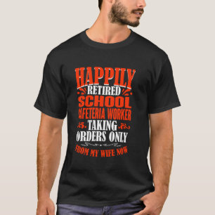 Bestellungen von meiner Ehefrau Remüde School Cafe T-Shirt