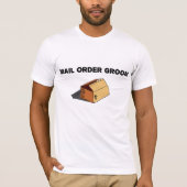 Bestellungs- per Postbräutigam gezeichnetes T-Shirt (Vorderseite)