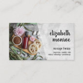 Bestellungskarte des Massagetherapeuten Terminkarte (Vorderseite)