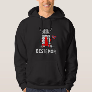 Bestemor Nordic Gnome Viking Nisse Norwegian Grand Hoodie