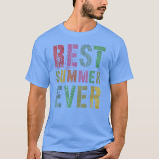 BESTEN SOMMER JE Ein letztes Zelttag-Urlaubsschild T-Shirt