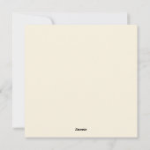 Besten Vater personalisieren Feiertagskarte (Rückseite)